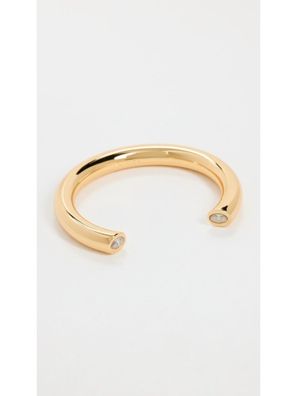 DEMARSON Miley Cuff Tubular Bracelet in Gold One Size Womens Jewelry